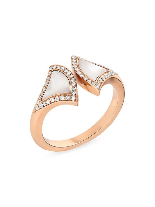 [Solara Jewelry]DREAM MOP DIAMOND OPEN RING