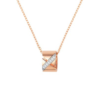 [Solara Jewelry]LIENS EVIDENCE DIAMOND NECKLACE