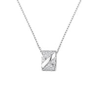 [Solara Jewelry]LIENS EVIDENCE DIAMOND PAVED NECKLACE