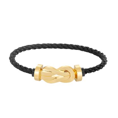 [Solara Jewelry]CHANCE LARGE 8 FIGURE BUCKLE NO DIAMOND BRACELET GOLD