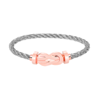 [Solara Jewelry]CHANCE LARGE 8 FIGURE BUCKLE NO DIAMOND BRACELET ROSE GOLD