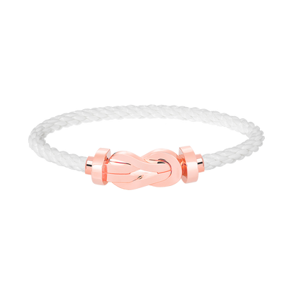 [Solara Jewelry]CHANCE LARGE 8 FIGURE BUCKLE NO DIAMOND BRACELET ROSE GOLD