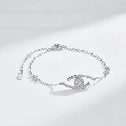[Solara jewelry]Lucky Eye Pave-Set Diamond Bracelet