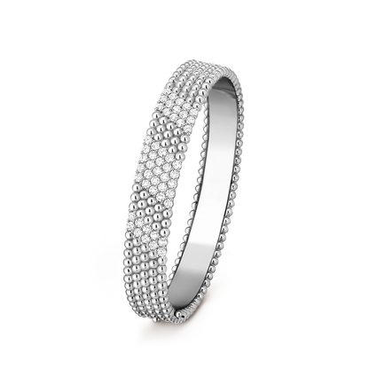 [Solara jewelry]  FIVE-ROW DIAMOND BRACELET