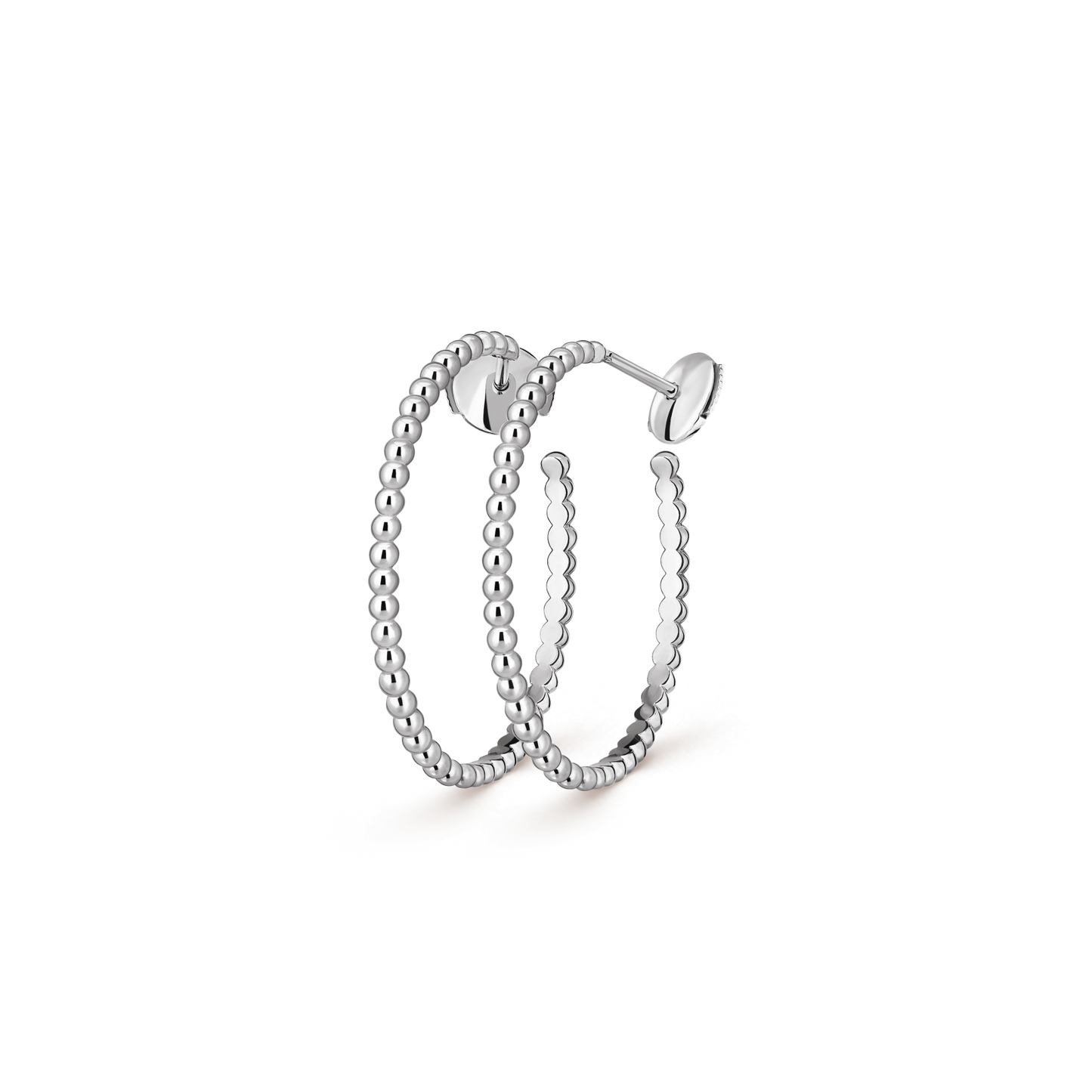 [Solara jewelry] SMOOTH BEAD STUD EARRINGS