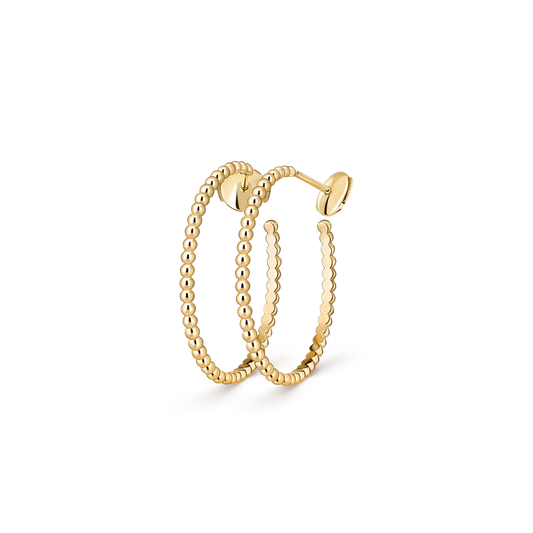 [Solara jewelry] SMOOTH BEAD STUD EARRINGS