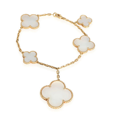 [Solara Jewelry]MAGIC CLOVER MOP GOLD BRACELET 5 MOTIFS
