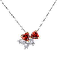 [Solara Jewelry]Dainty Red Heart Necklace