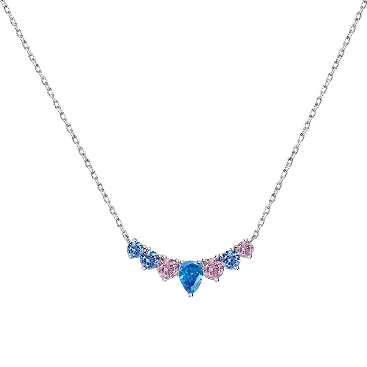 [Solara Jewelry]Dainty Colorful Heart Necklace