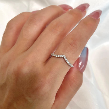 [Solara Jewelry]Elaborate Tennis Band Ring