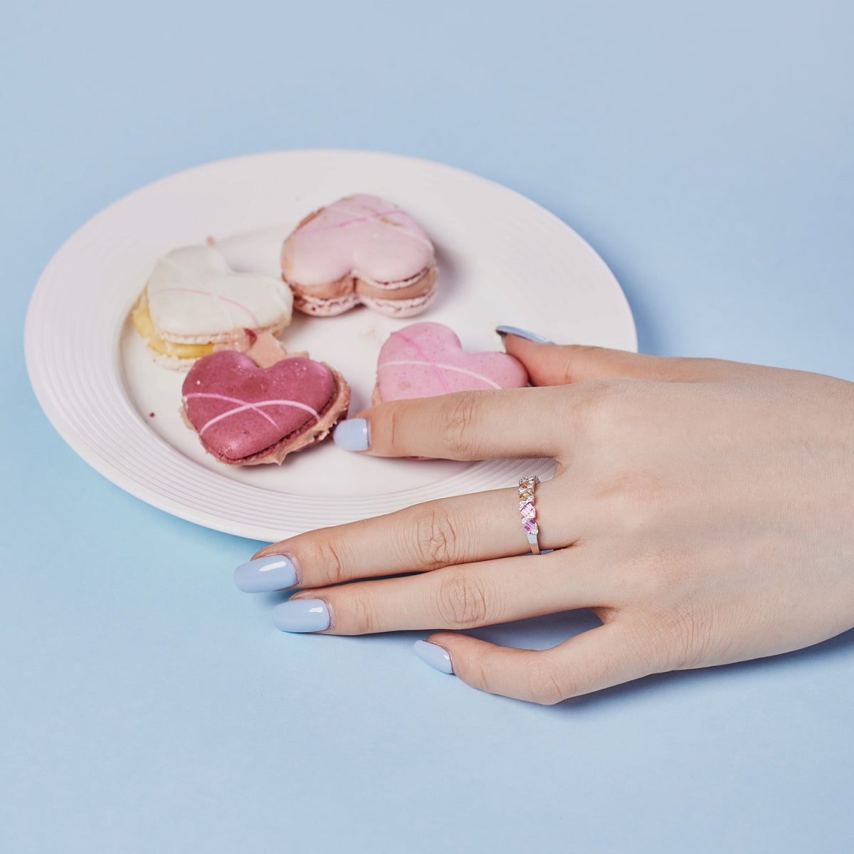 [Solara Jewelry]Delicate Vibrant Emerald Cut Daily Ring