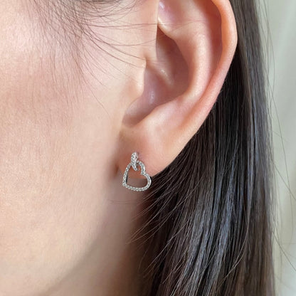 [Solara Jewelry]Dainty Heart Shape Earrings