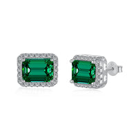 [Solara Jewelry]Luxurious Dainty Emerald Cut Banquet Earrings