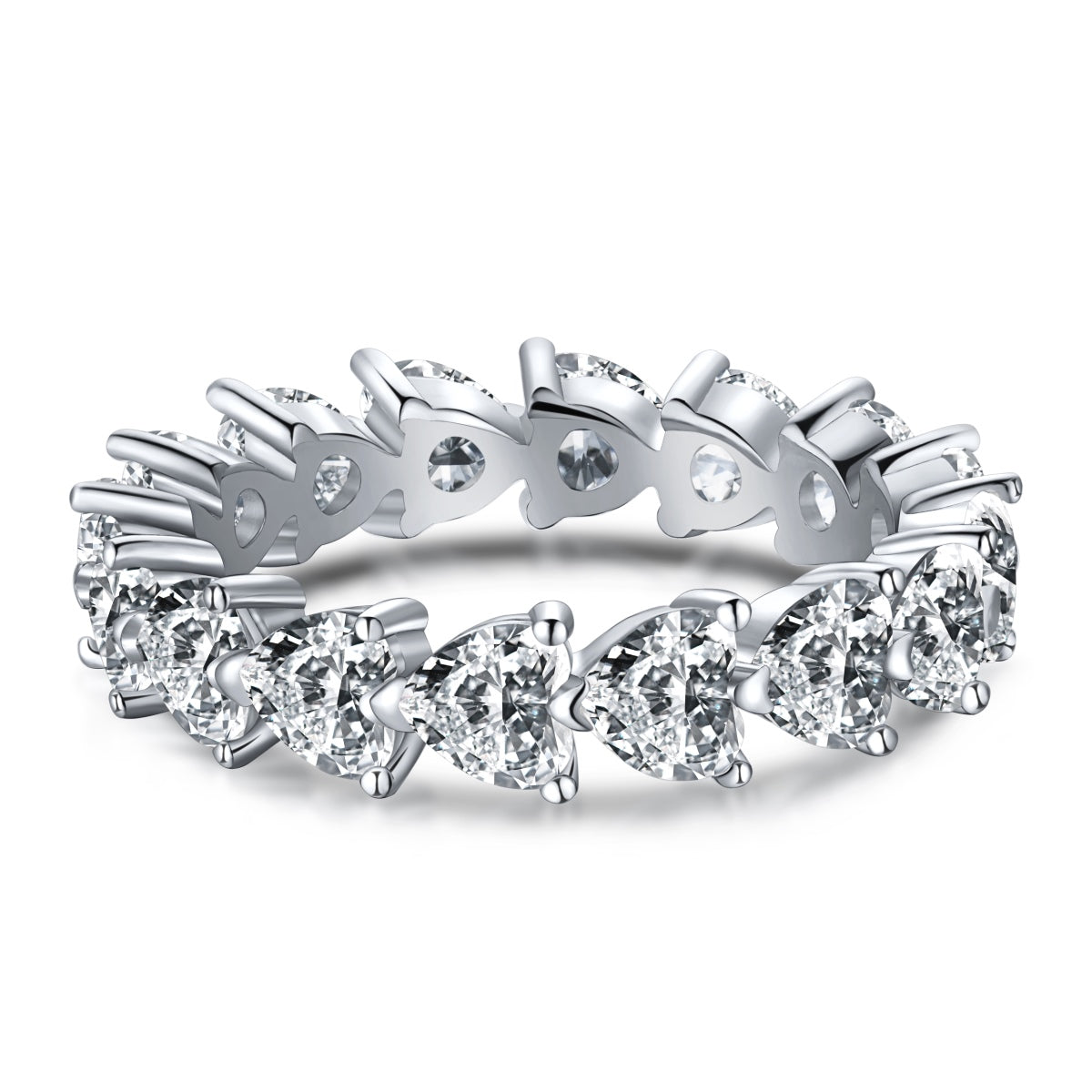 [Solara Jewelry]0.25 Carat Radiant Romance Heart Cut Lover Ring