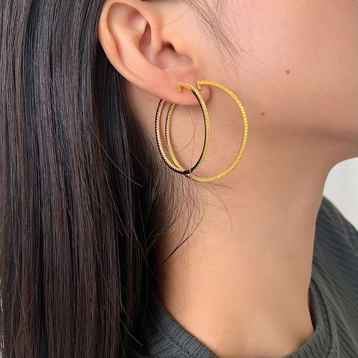 [Solara Jewelry]Popular Large Hoop Earrings