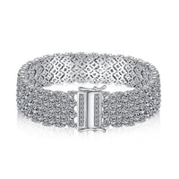 [Solara Jewelry]Ornate Elegant Round Cut Party Bracelet