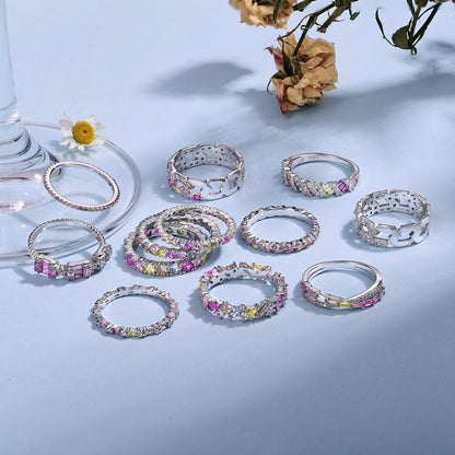 [Solara Jewelry]Dazzling Resplendent Round Cut Party Ring