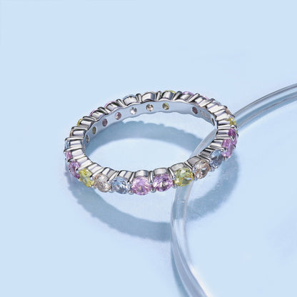 [Solara Jewelry]Dazzling Resplendent Round Cut Party Ring