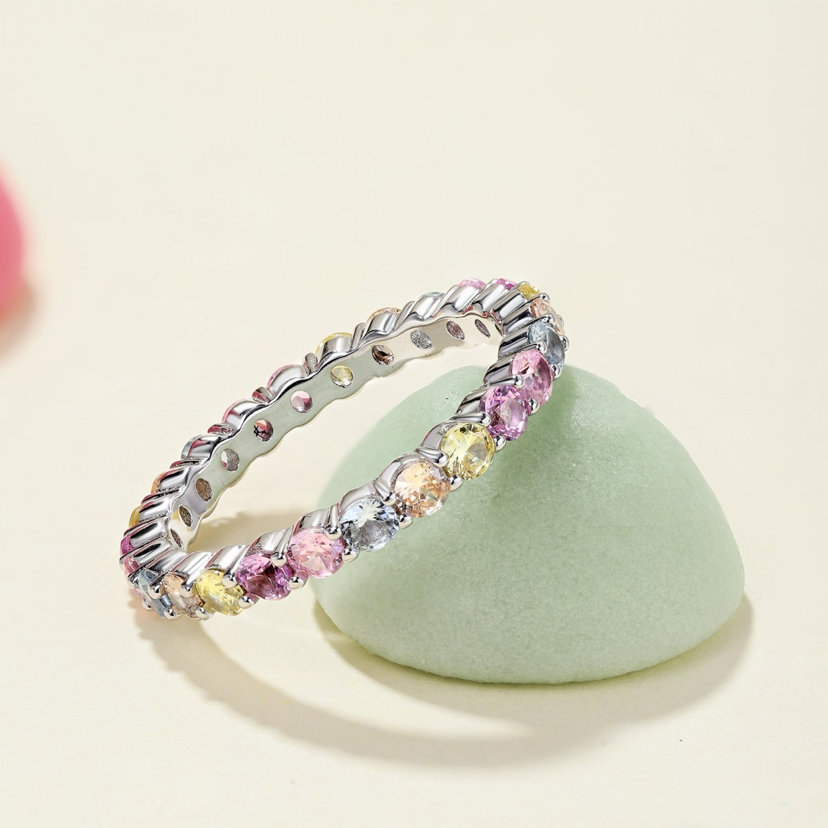 [Solara Jewelry]Dazzling Resplendent Round Cut Party Ring