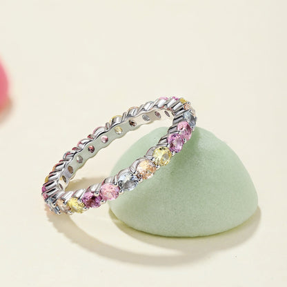[Solara Jewelry]Dazzling Resplendent Round Cut Party Ring