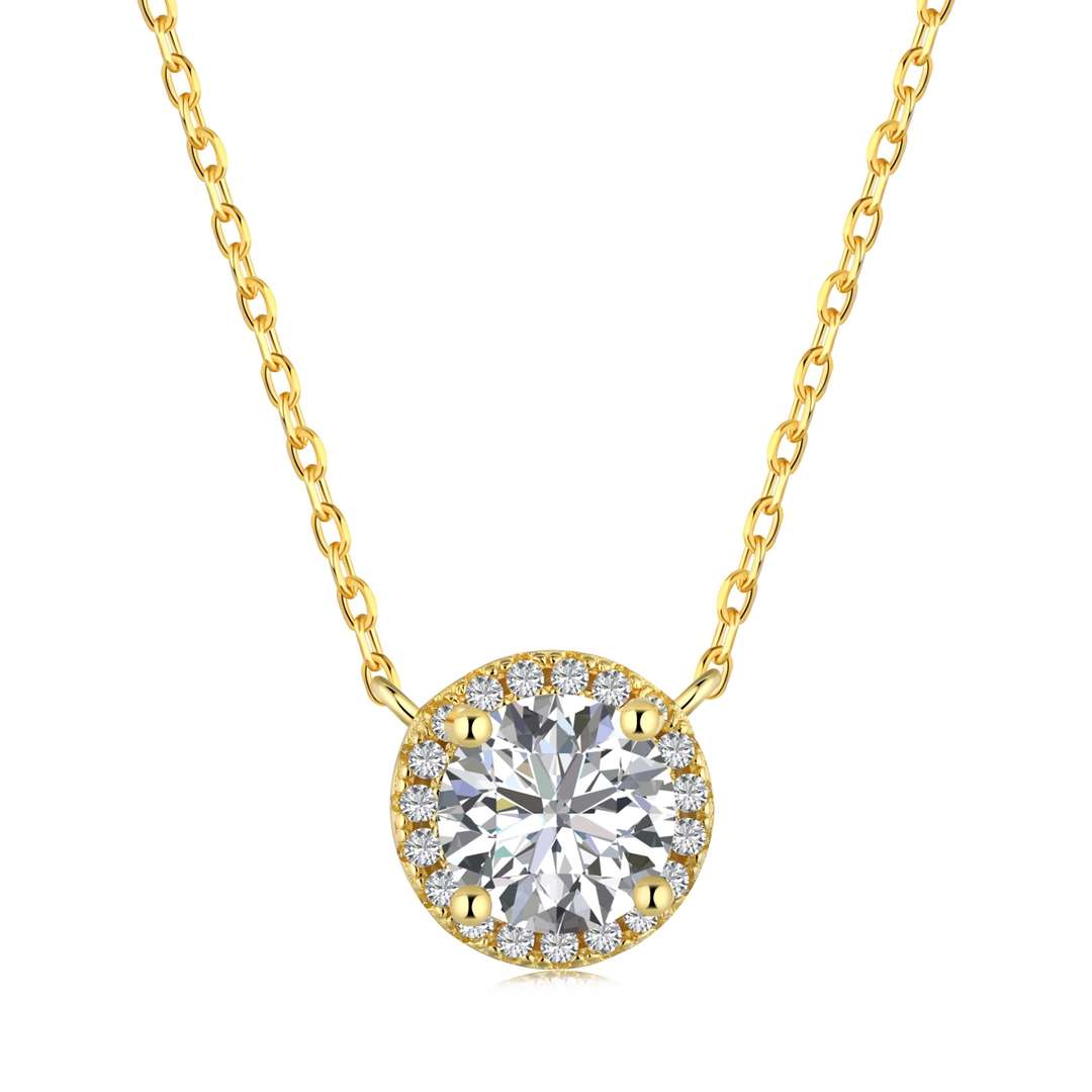 [Solara Jewelry]Luxurious Round Cut Necklace