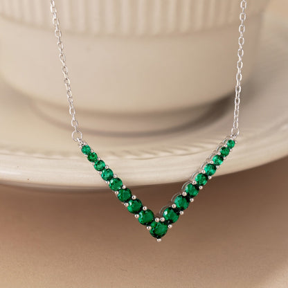 [Solara Jewelry]Ornate Round Cut Necklace