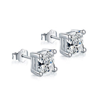 [Solara Jewelry]Zarte Ohrringe in quadratischer Form