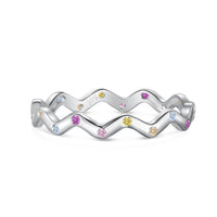 [Solara Jewelry]Ornate Vibrant Round Cut Daily Ring