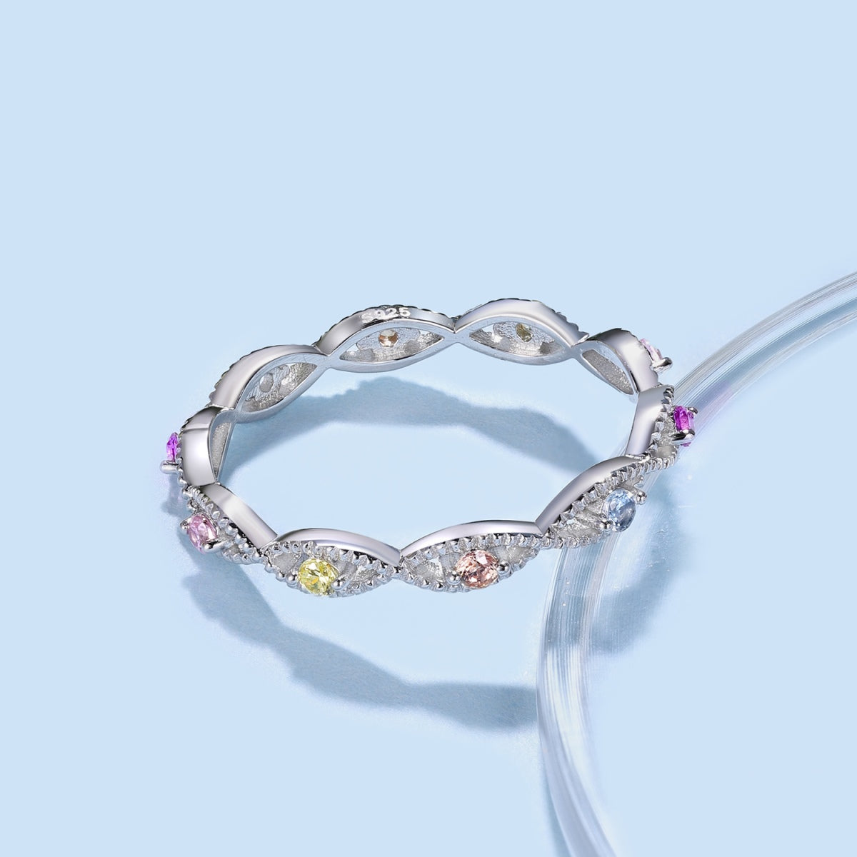 [Solara Jewelry]Elegant Energetic Round Cut Daily Ring