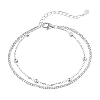 [Solara Jewelry]繊細なビーズ 二連ブレスレット