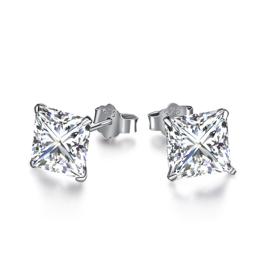 [Solara Jewelry]Ornate Square Shape Earrings