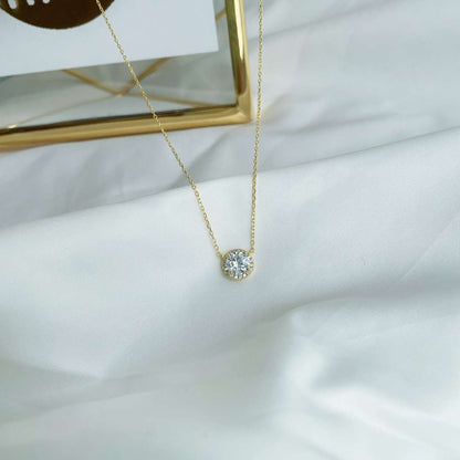 [Solara Jewelry]Luxurious Round Cut Necklace