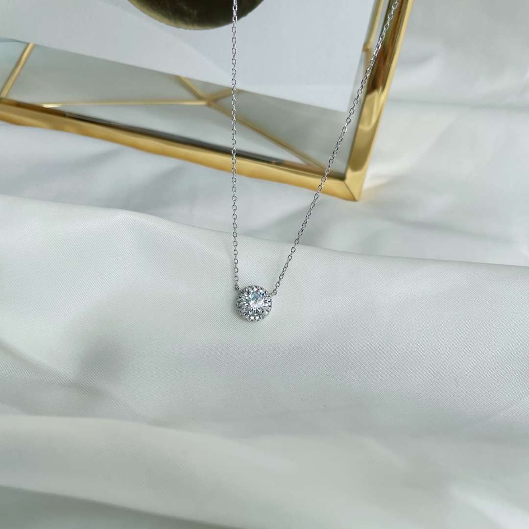 [Solara Jewelry]Luxurious Round Cut Necklace