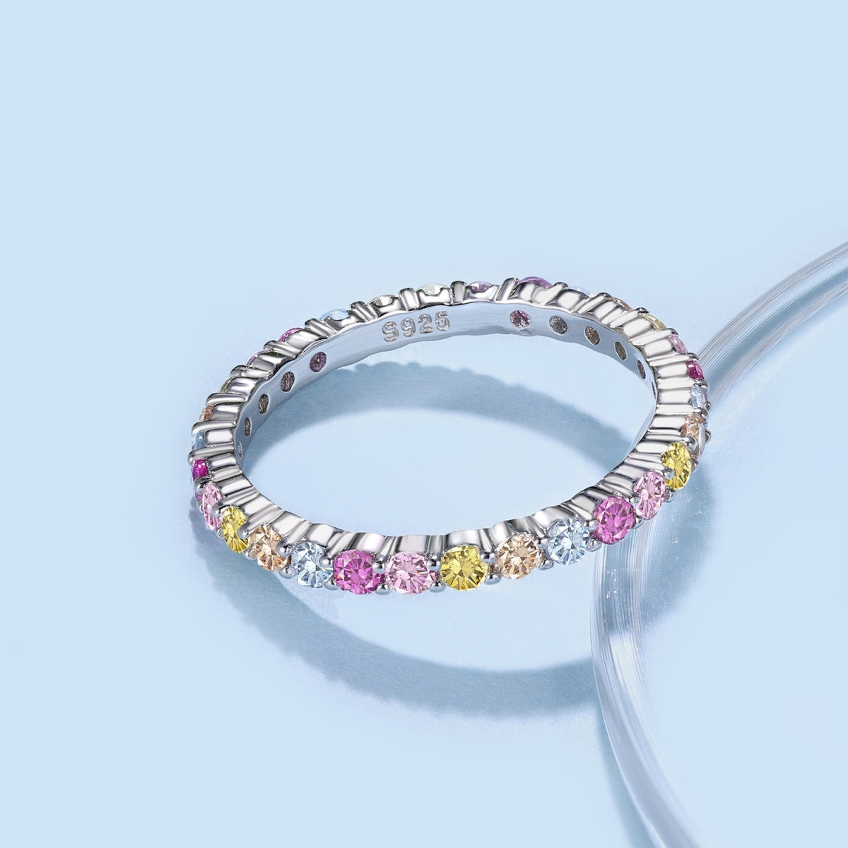 [Solara Jewelry]Elegant Vivid Round Cut Daily Ring