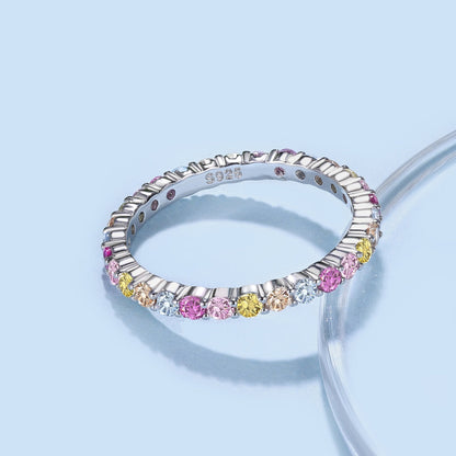 [Solara Jewelry]Elegant Vivid Round Cut Daily Ring