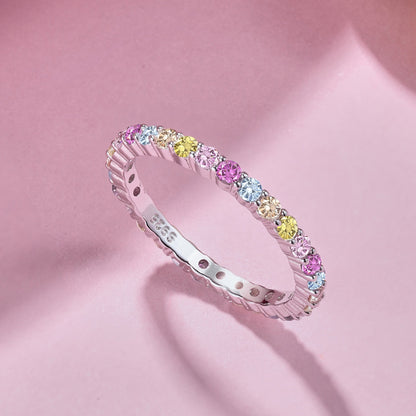[Solara Jewelry]Elegant Vivid Round Cut Daily Ring