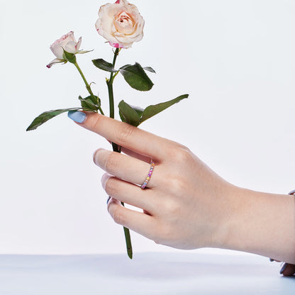 [Solara Jewelry]Dazzling Resplendent Round Cut Party Ring