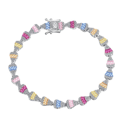 [Solara Jewelry]Radiant Water Drop Shape Daily Bracelet