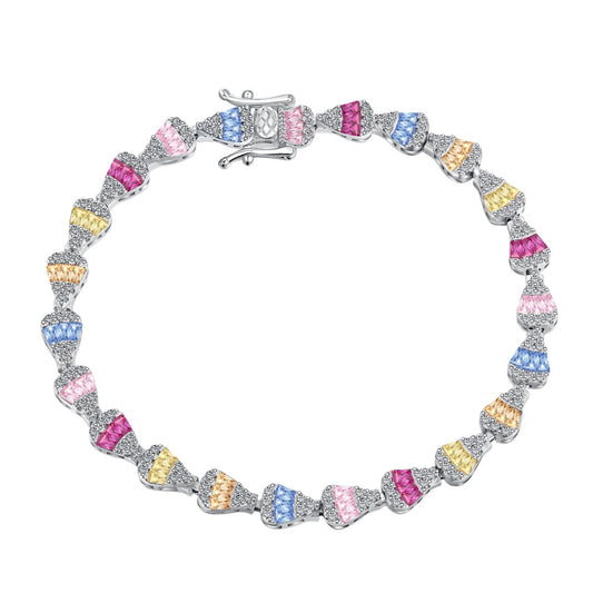 [Solara Jewelry]Radiant Water Drop Shape Daily Bracelet