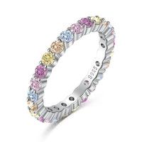 [Solara Jewelry]Elegant Vivid Round Cut Daily Ring