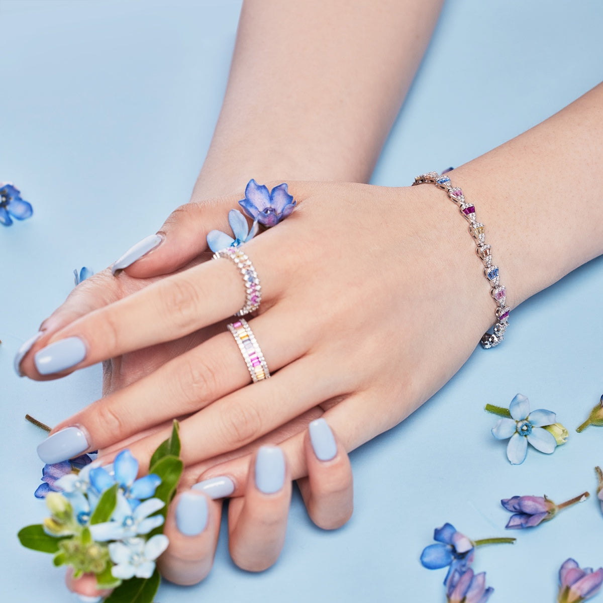 [Solara Jewelry]Radiant Water Drop Shape Daily Bracelet