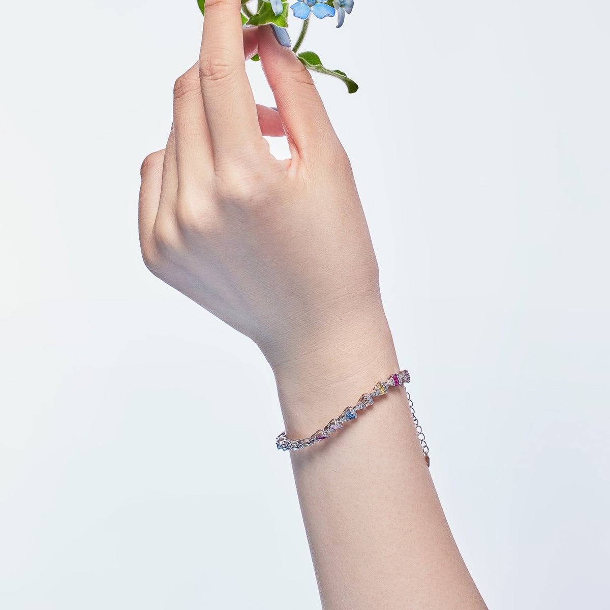 [Solara Jewelry]Radiant Water Drop Shape Daily Bracelet