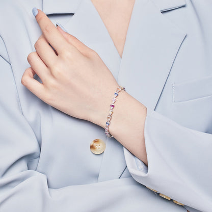 [Solara Jewelry]Radiant Water Drop Shape Daily Bracelet