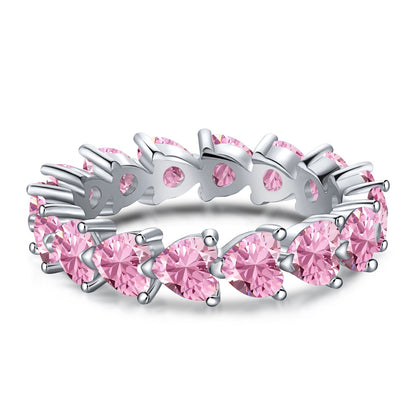 [Solara Jewelry]0.25 Carat Radiant Romance Heart Cut Lover Ring