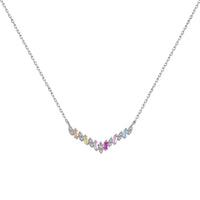[Solara Jewelry]Dazzling Rainbow Necklace