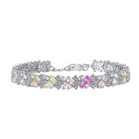 [Solara Jewelry]Dazzling Unique Multi Shape Daily Bracelet
