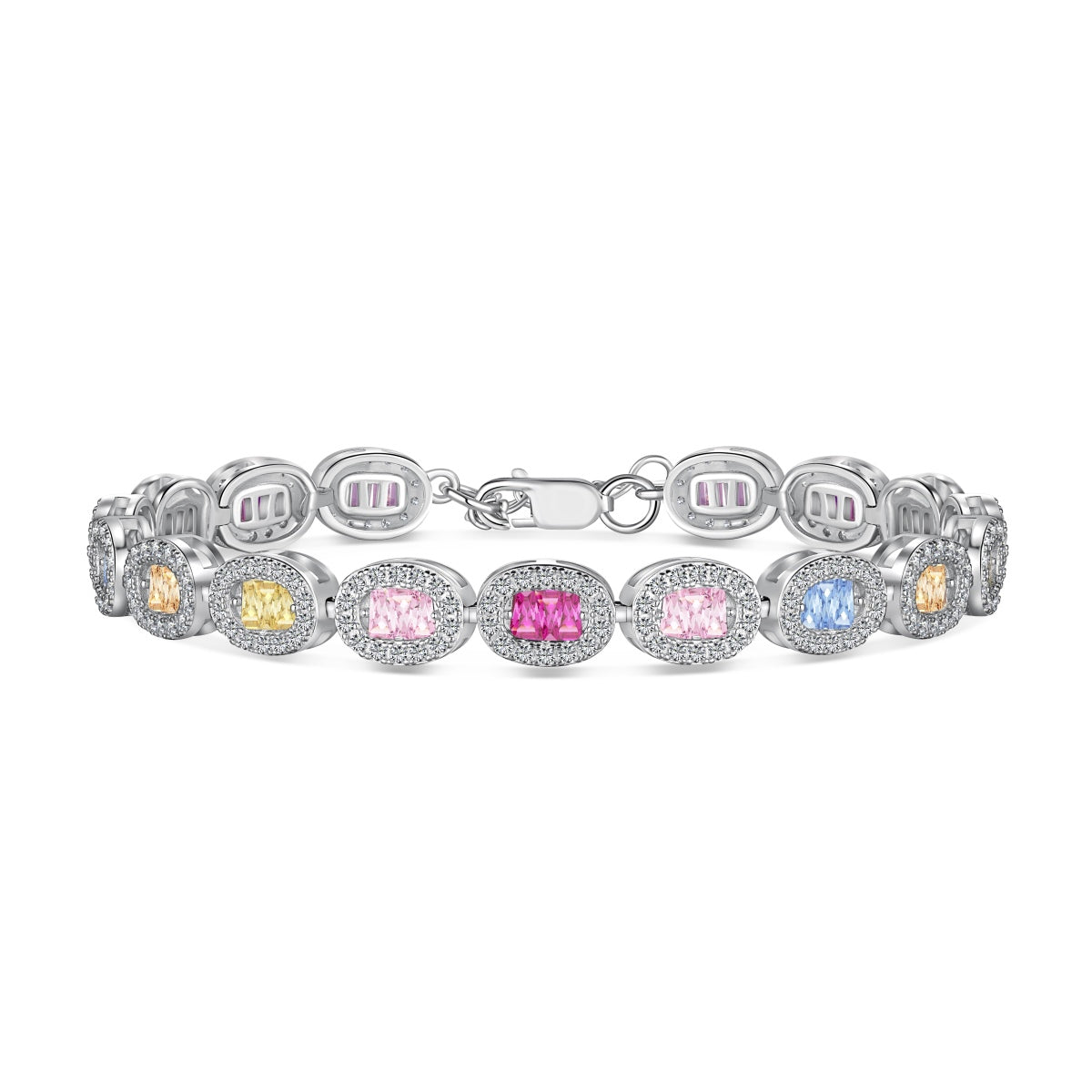 [Solara Jewelry]Exquisite Ornate Emerald Cut Daily Bracelet