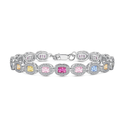 [Solara Jewelry]Exquisite Ornate Emerald Cut Daily Bracelet