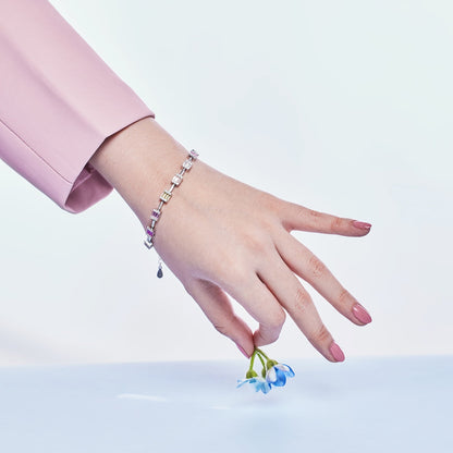[Solara Jewelry]Dainty Charming Emerald Cut Daily Bracelet