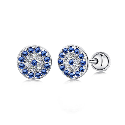 [Solara Jewelry]Devil's Eye Ear Bone Nail Earrings